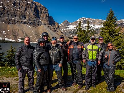 Group on Icefields Parkway